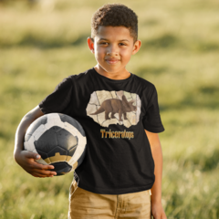 Camiseta infantil Triceratops na internet