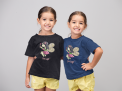 Imagem do Camiseta infantil estampa fada