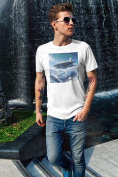 Camiseta masculina estampa Exploring - loja online