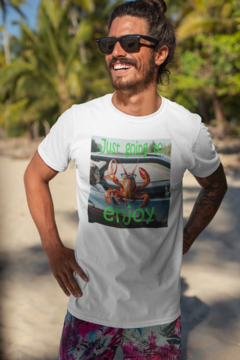 Camiseta masculina estampa Crazy Lobster - comprar online