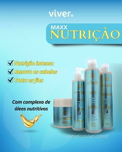 Kit 04 produtos tratamento capilar Max Nutrição da Cosméticos Viver+ - comprar online