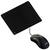 KIT GAMER PCYES MOUSE PAD 50X40 + MOUSE 8 BOTÕES