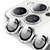 Película Lente Compatível Com iPhone 14/14 Plus Prata Câmera Armor X-One