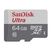 Cartão de Memória 64GB Ultra 100mb/s Sandisk Micro SD + Adaptador