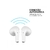 Fone de ouvido Sem fio Bluetooth WB Mini IO In-ear TWS Display Digital Bateria 20h na internet