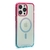 Capa Capinha Compatível Com iPhone 14 Pro Com Magsafe Pink+Green Impactor Ultra Customic