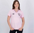 CAMISA FEMININA DO SPORT ROSA