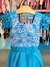 Vestido Festa Azul - comprar online