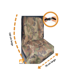 Funda Cubre Asiento Individual Auto y Mascotas - Premium! - MCC Pets