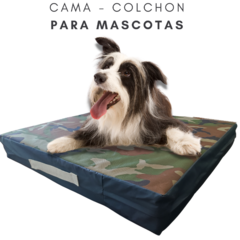 Colchón Cama Mascotas Antidesgarro 110x70x10cm - Goma espuma - tienda online