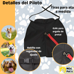 PILOTO CAPA PARA LLUVIA MASCOTAS 100% IMPERMEABLE en internet