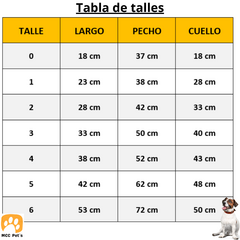 Chaleco Inflable Abrigo p/Mascotas con Cierre- Talles del 1 al 5 - comprar online