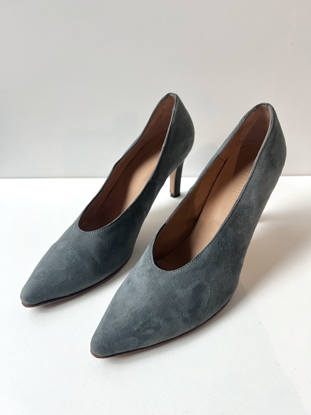 Stilettos VITAMINA Gray Suede Num 38