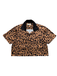 Camisa Cropped Animal Print