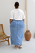 Saia longa jeans Hera na internet