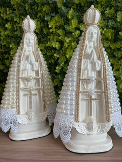 Imagem Nossa Senhora Aparecida com Pérolas 30cm