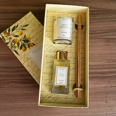 Kit Presente/ Difusor Limão Siciliano 60ML e Vela Aromática 50g