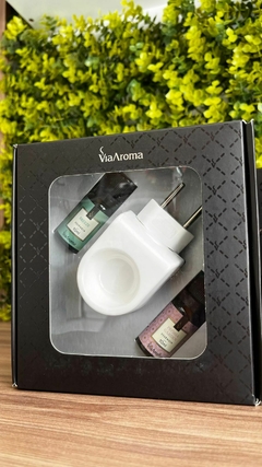 Kit Presente Aromatizador Standard Breeze e Peônia Garden Via Aroma