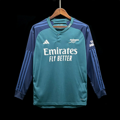 Camiseta Arsenal Manga Longa Away 23/24 Versão Torcedor - Urso Importador