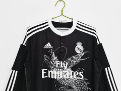 Camiseta Real Madrid Retrô Manga Longa 2015 - loja online