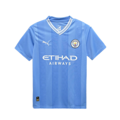 Camiseta Manchester City Home 23/24 Versão Torcedor