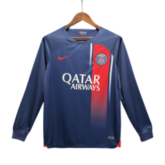 Camiseta PSG Manga Longa Home 23/24 Versão Torcedor