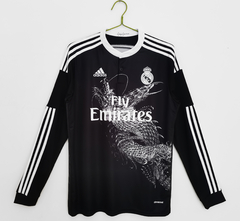 Camiseta Real Madrid Retrô Manga Longa 2015 na internet