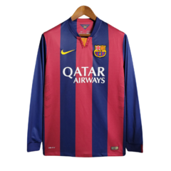 Camiseta Barcelona Manga Longa Retrô 2015