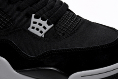 AIR JORDAN 4 "BLACK CANVA"