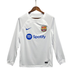 Camiseta Barcelona Manga Longa Away 23/24 Versão Torcedor