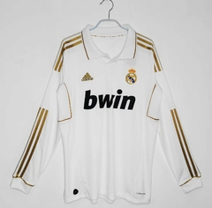 Camiseta Real Madrid Retrô Manga Longa 2012 na internet