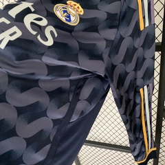 Camiseta Real Madrid Manga Longa Away 23/24 Versão Torcedor na internet