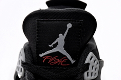 Imagem do AIR JORDAN 4 "BLACK CANVA"