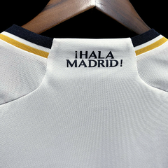 Camiseta Real Madrid Manga Longa Home 23/24 Versão Torcedor - loja online