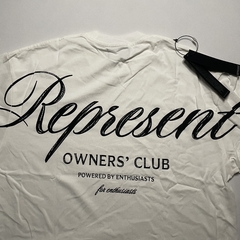 CAMISETA REPRESENT “OWNERS CLUB SCRIPT” - Urso Importador