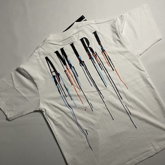 CAMISETA AMIRI “PAINT LOGO DRIP” na internet