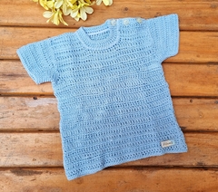 Camiseta de Crochê para bebê Menino