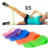 Set Kit X5 Bandas Fitness Isométricas Tiraband Ejercicio Gym - Importfix