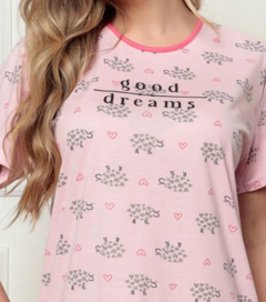 Pijama Short Doll Estampa Ovelhas - comprar online