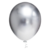 Balão Redondo Cristal Prata Platino