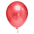 Balão Redondo Cristal Vermelho