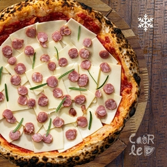 Pizza Obelix com Linguiça de Javali e Alecrim