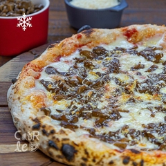 Pizza ohtake com Shimeji e Parmesão na internet