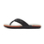 Chinelo Kenner Nk6 Ampass Preto Laranja e Areia - DFA05