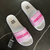 Chinelo Slide Hocks White Pink - 104225000202 - Shux