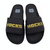 Chinelo Slide Hocks Black Golden - R1034 - Shux