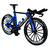 Miniatura Bicicleta Bike Time Trial Azul Metal