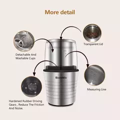 Multipurpose Electric Coffee Bean Grinder Biolomix BCG300