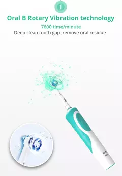 Oral B Electric Toothbrush 2D Rotary Vibration Clean Charging Tooth Brush Cross - online store