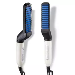 Cepillo Alisador Eléctrico Multifuncional para Barba y Cabello - Glovitecno